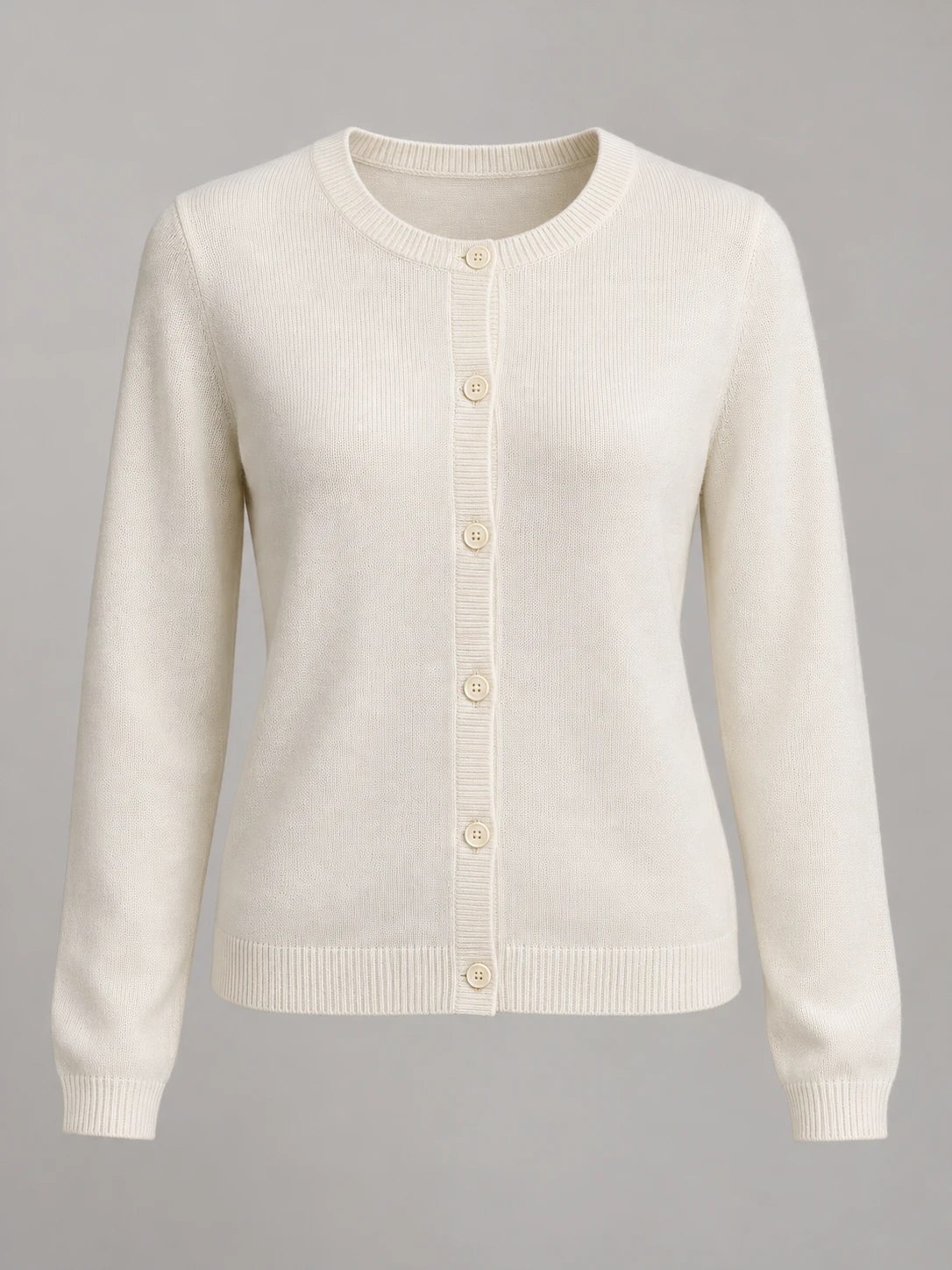 Margin Lightweight Cardigan in Cream