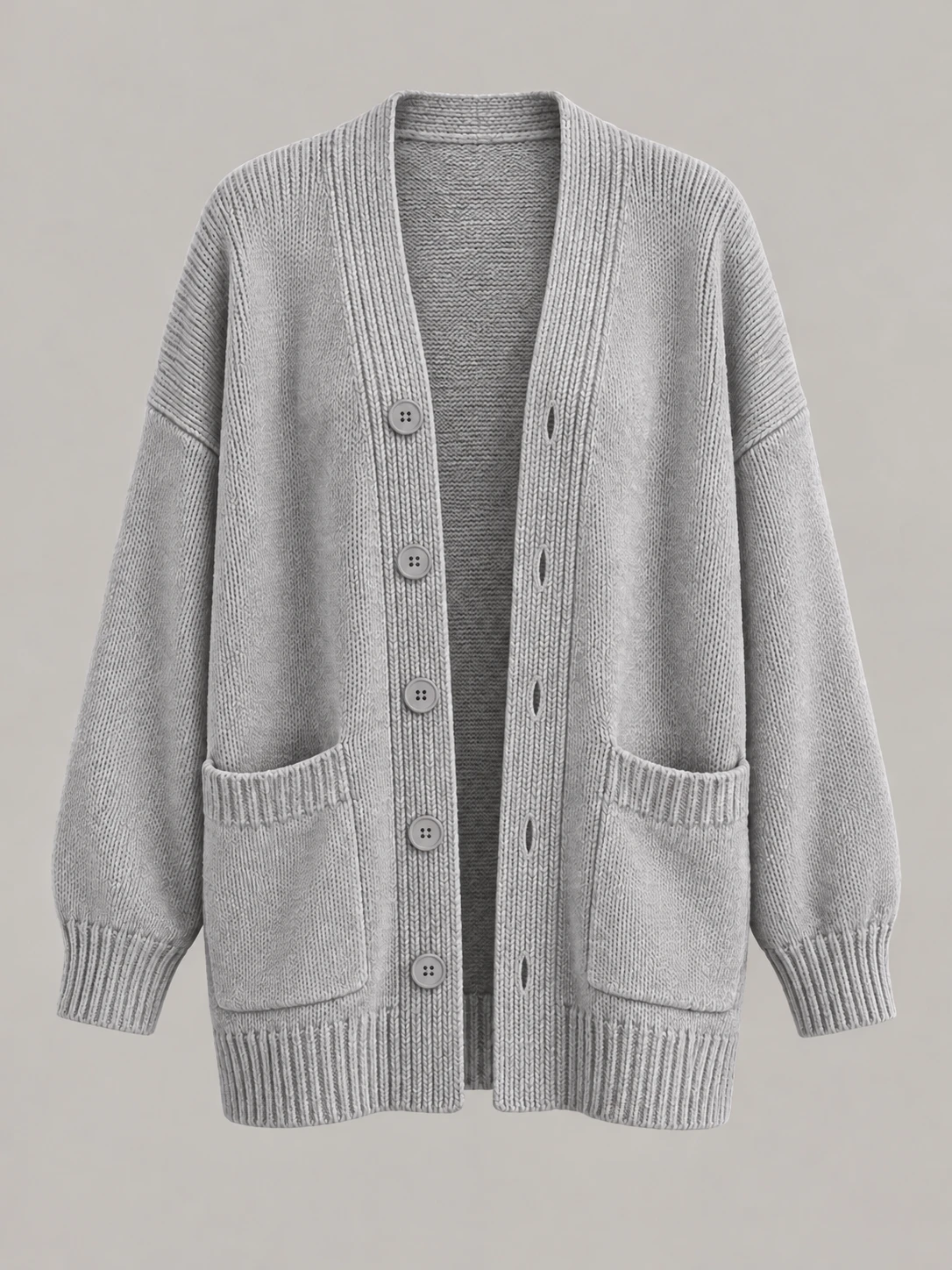 Sunday Reading Cardigan in Mist grey